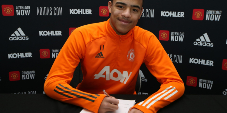 Manchester United Starlet, Mason Greenwood Signs New Four-Year Contract