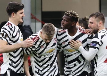 Pogba The Spark As Man Utd Edge Past AC Milan Into Europa League Last Eight