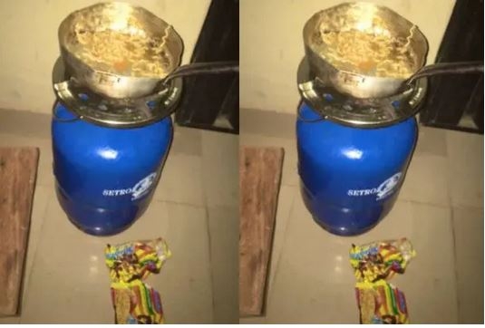 “Buhari Is Not The Problem In This Country” – Lady Writes After Her Food Was Stolen While Cooking