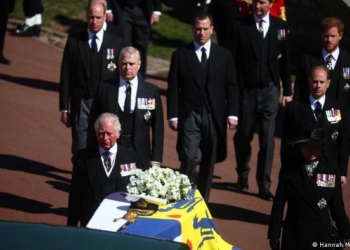 Queen Elizabeth's Husband, Prince Philip Laid To Rest At Windsor Castle (Photos) 2 Queen Elizabeth’s Husband, Prince Philip Laid To Rest At Windsor Castle (Photos)