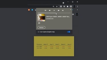 Google Chrome Global Media Controls in Testing