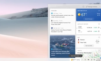 Microsoft Windows 10 Taskbar Gets New Widget With News, Weather Updates