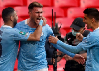 Manchester City 1-0 Tottenham Hotspur: Laporte Score Late To Hand City First Major Trophy Of The Season