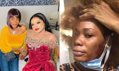 “If I Post Your Face Without Makeup And Your Bald Head, People Will Faint”- Ivorian Lady, Oye Kyme Threatens Bobrisky