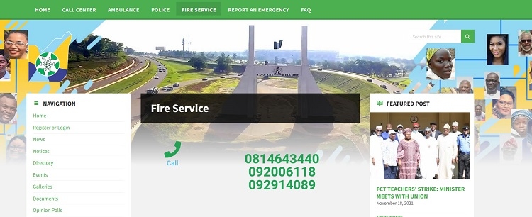 Fire Service: Inactive Emergency Lines On FCTA’s Website Put Residents At Risk
