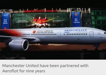 Ukraine Crisis: Manchester United Terminate Aeroflot Deal