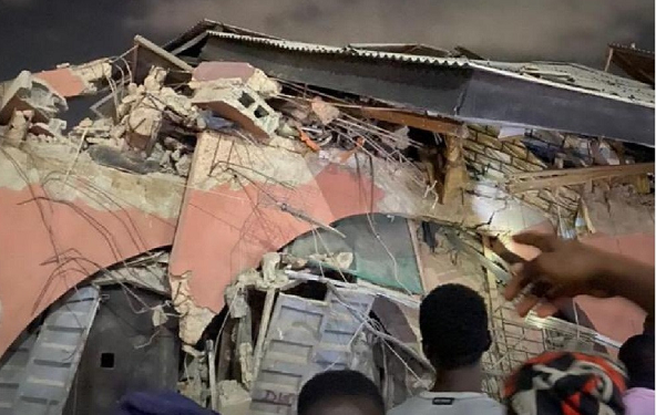 Eight Killed As 3-Storey Building Collapses In Lagos