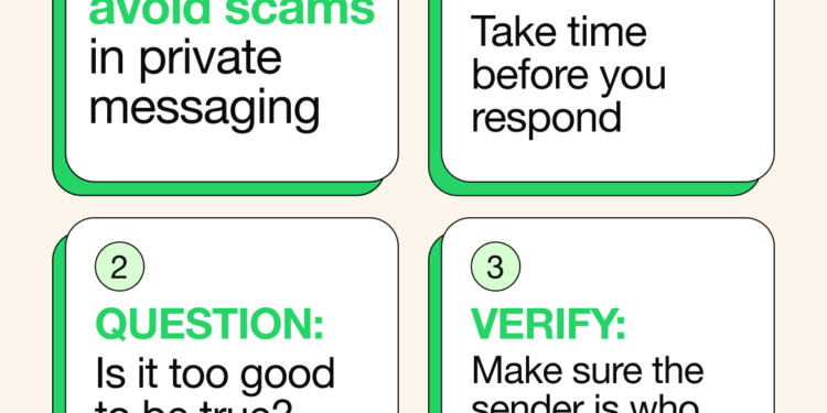 English Whatsapp Tips to Avoid Scams